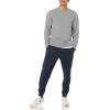 imageAmazon Essentials Mens LongSleeve Lightweight Fleece French Terry Crewneck SweatshirtCharcoal Heather
