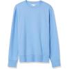 imageAmazon Essentials Mens LongSleeve Lightweight Fleece French Terry Crewneck SweatshirtFrench Blue