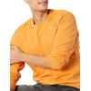 imageAmazon Essentials Mens LongSleeve Lightweight Fleece French Terry Crewneck SweatshirtGolden Yellow