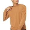 imageAmazon Essentials Mens LongSleeve Lightweight Fleece French Terry Crewneck SweatshirtTan
