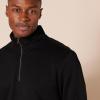 imageAmazon Essentials Mens LongSleeve QuarterZip Pullover Fleece SweatshirtBlack