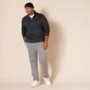 imageAmazon Essentials Mens LongSleeve QuarterZip Pullover Fleece SweatshirtBlack