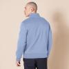 imageAmazon Essentials Mens LongSleeve QuarterZip Pullover Fleece SweatshirtBlue