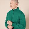 imageAmazon Essentials Mens LongSleeve QuarterZip Pullover Fleece SweatshirtGreen