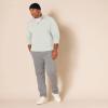 imageAmazon Essentials Mens LongSleeve QuarterZip Pullover Fleece SweatshirtLight Grey