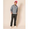 imageAmazon Essentials Mens LongSleeve QuarterZip Pullover Fleece SweatshirtMedium Grey Heather