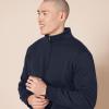 imageAmazon Essentials Mens LongSleeve QuarterZip Pullover Fleece SweatshirtNavy