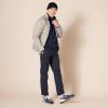 imageAmazon Essentials Mens LongSleeve QuarterZip Pullover Fleece SweatshirtNavy