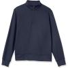 imageAmazon Essentials Mens LongSleeve QuarterZip Pullover Fleece SweatshirtNavy