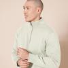 imageAmazon Essentials Mens LongSleeve QuarterZip Pullover Fleece SweatshirtOffwhite