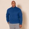 imageAmazon Essentials Mens LongSleeve QuarterZip Pullover Fleece SweatshirtTeal Blue