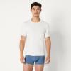 imageAmazon Essentials Mens Microfiber Boxer Shorts Underwear Pack of 3Navy BlueBlueLight Grey