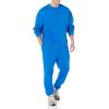imageAmazon Essentials Mens OversizedFit Crewneck Sweatshirt Available in Big ampamp TallBright Blue
