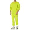 imageAmazon Essentials Mens OversizedFit Crewneck Sweatshirt Available in Big ampamp TallLime Green