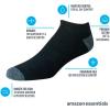 imageAmazon Essentials Mens Performance Cotton Cushioned Breathable Athletic NoShow Sports Socks 10 PairsBlack