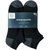 imageAmazon Essentials Mens Performance Cotton Cushioned Breathable Athletic NoShow Sports Socks 10 PairsBlack