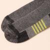 imageAmazon Essentials Mens Performance Cotton Moisture Control Socks Athletic Crew Breathable 6 PairsGreyWhite