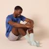 imageAmazon Essentials Mens Performance Cotton Moisture Control Socks Athletic Crew Breathable 6 PairsWhite