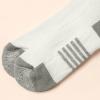 imageAmazon Essentials Mens Performance Cotton Moisture Control Socks Athletic Crew Breathable 6 PairsWhite