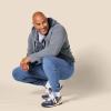 imageAmazon Essentials Mens Relaxed Joggers Sweatpants Fleece Comfortable FitBlue Heather