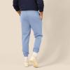 imageAmazon Essentials Mens Relaxed Joggers Sweatpants Fleece Comfortable FitLight Denim Blue
