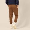 imageAmazon Essentials Mens Relaxed Joggers Sweatpants Fleece Comfortable FitToffee Brown