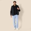 imageAmazon Essentials Mens Sweatshirt Mock Neck Fleece Zip UpBlack