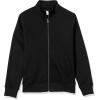 imageAmazon Essentials Mens Sweatshirt Mock Neck Fleece Zip UpBlack
