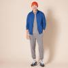 imageAmazon Essentials Mens Sweatshirt Mock Neck Fleece Zip UpBlue