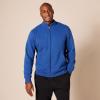 imageAmazon Essentials Mens Sweatshirt Mock Neck Fleece Zip UpBlue