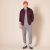 imageAmazon Essentials Mens Sweatshirt Mock Neck Fleece Zip UpBurgundy