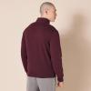 imageAmazon Essentials Mens Sweatshirt Mock Neck Fleece Zip UpBurgundy