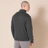 imageAmazon Essentials Mens Sweatshirt Mock Neck Fleece Zip UpCharcoal Heather
