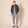 imageAmazon Essentials Mens Sweatshirt Mock Neck Fleece Zip UpCharcoal Heather