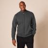 imageAmazon Essentials Mens Sweatshirt Mock Neck Fleece Zip UpCharcoal Heather