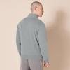 imageAmazon Essentials Mens Sweatshirt Mock Neck Fleece Zip UpLight Grey Heather