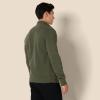 imageAmazon Essentials Mens Sweatshirt Mock Neck Fleece Zip UpOlive Heather