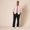 imageAmazon Essentials Mens Sweatshirt Mock Neck Fleece Zip UpPink