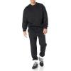 imageAmazon Essentials RelaxedFit Sweatpants for Men  ClosedBottom Big ampamp Tall OptionsBlack