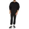 imageAmazon Essentials RelaxedFit Sweatpants for Men  ClosedBottom Big ampamp Tall OptionsBlack