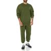 imageAmazon Essentials RelaxedFit Sweatpants for Men  ClosedBottom Big ampamp Tall OptionsDark Olive