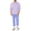 imageAmazon Essentials RelaxedFit Sweatpants for Men  ClosedBottom Big ampamp Tall OptionsPurple Blue