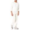 imageAmazon Essentials Sweatpants for Men Fleece Closed Bottom Available in Big and TallOffwhite