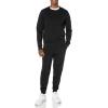 imageAmazon Essentials mens Crewneck Sweatshirt Lightweight LongSleeve French Terry Available in Big ampamp TallBlack