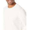 imageAmazon Essentials mens Crewneck Sweatshirt Lightweight LongSleeve French Terry Available in Big ampamp TallEggshell White