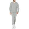 imageAmazon Essentials mens Crewneck Sweatshirt Lightweight LongSleeve French Terry Available in Big ampamp TallGrey Heather