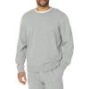 imageAmazon Essentials mens Crewneck Sweatshirt Lightweight LongSleeve French Terry Available in Big ampamp TallGrey Heather