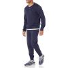 imageAmazon Essentials mens Crewneck Sweatshirt Lightweight LongSleeve French Terry Available in Big ampamp TallNavy