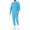 imageAmazon Essentials mens Crewneck Sweatshirt Lightweight LongSleeve French Terry Available in Big ampamp TallTurquoise Blue