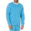 imageAmazon Essentials mens Crewneck Sweatshirt Lightweight LongSleeve French Terry Available in Big ampamp TallTurquoise Blue